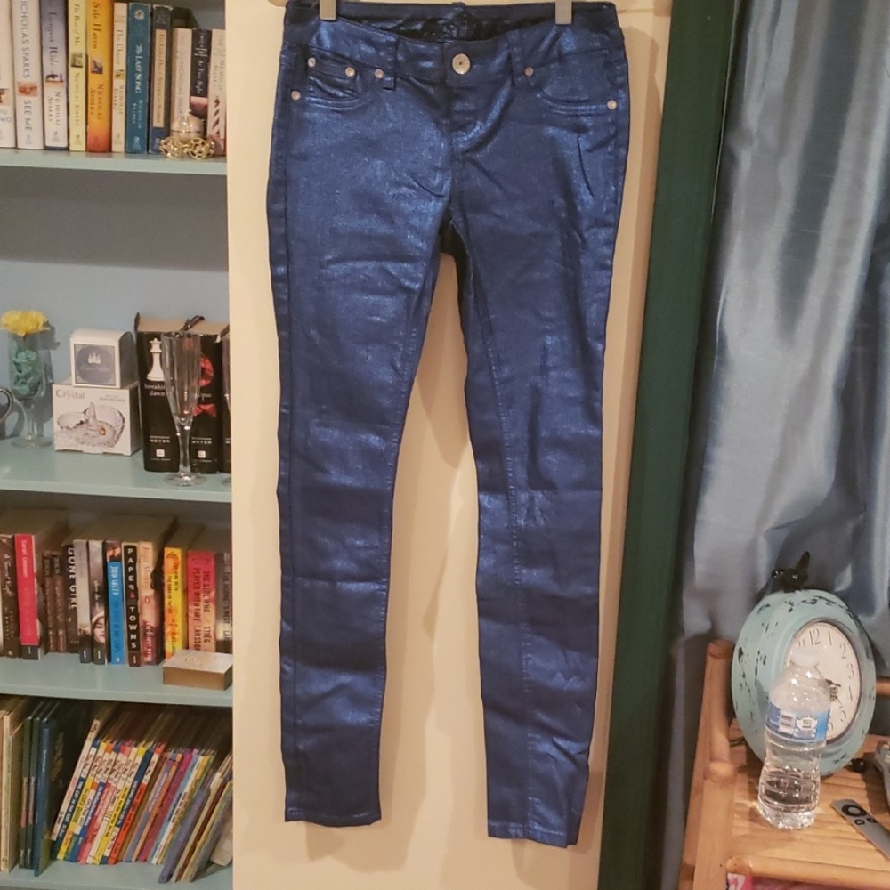 Metallic pants